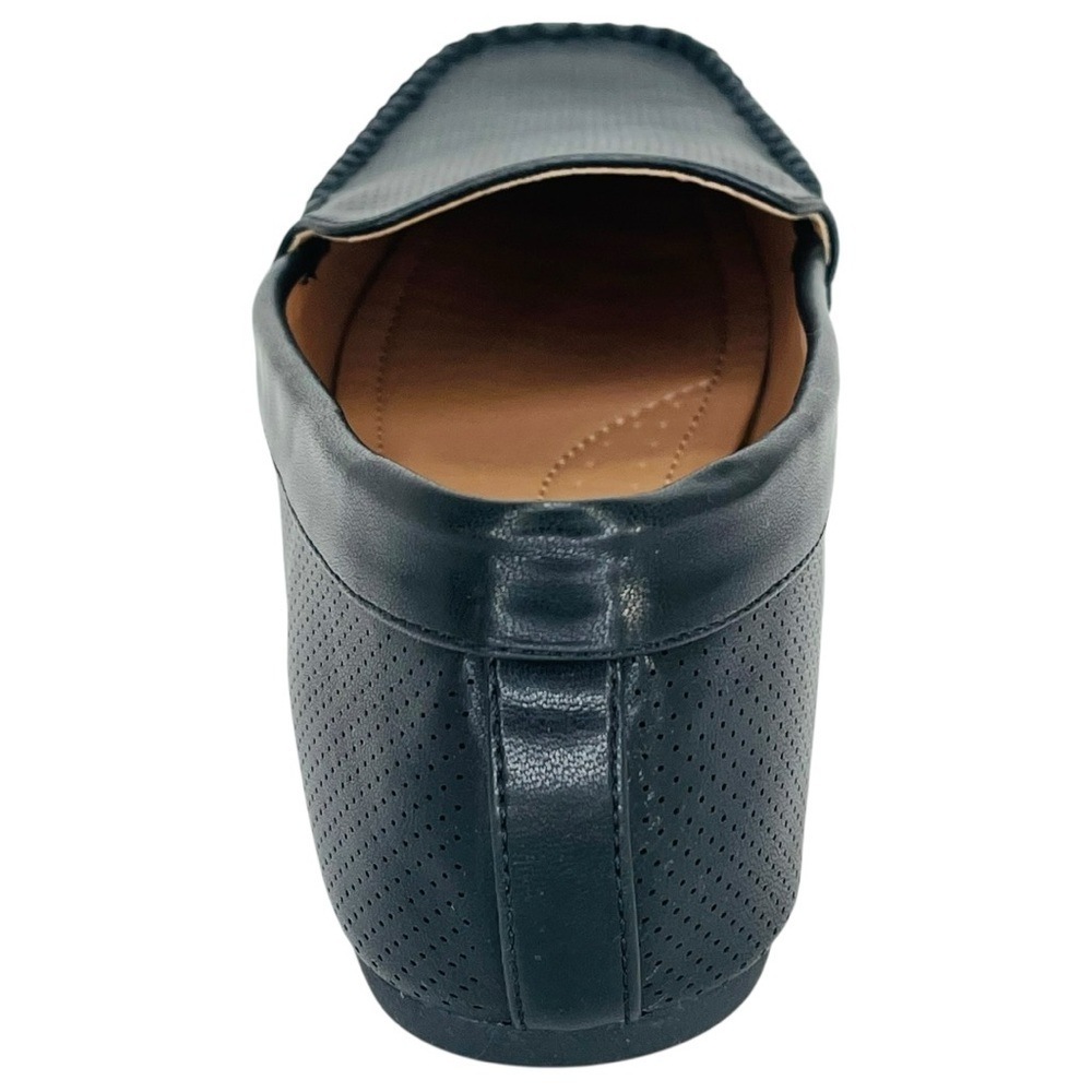 Journee Collection Halsey Black Faux Leather Womens Flats Size 8.5M - Picture 4 of 11